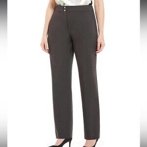 Calvin Klein Traditional Plus Size 24W Petite Gray Dress Pants, Career Work